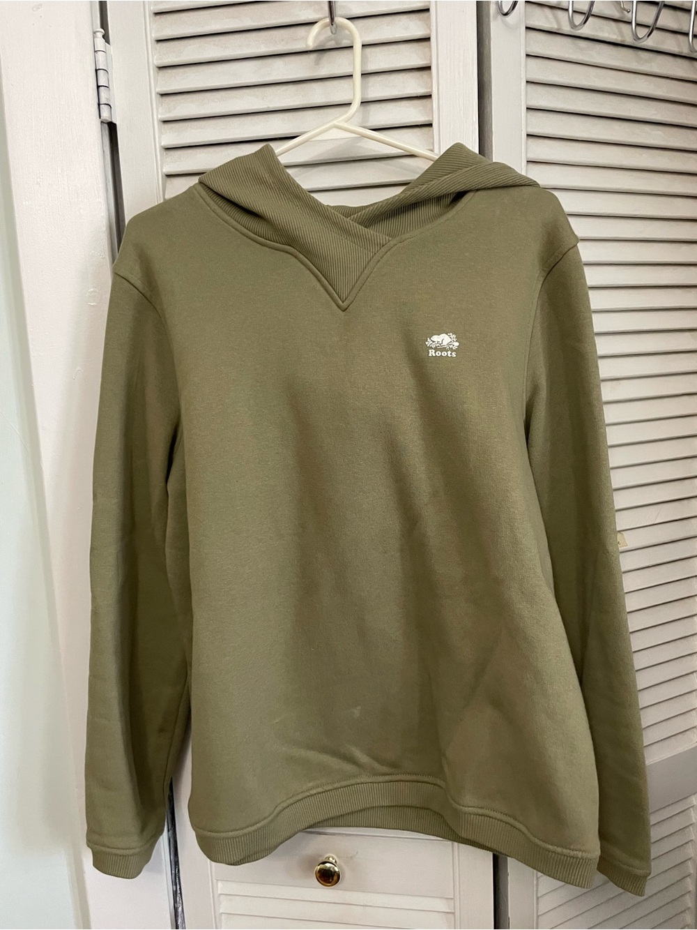 Roots Olive Hooded Sweatshirt